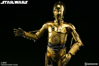 Sideshow Star Wars C - 3po Premium Format Figure Statue Bust Robot Droid