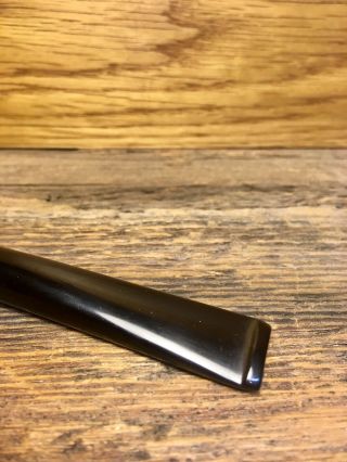 S.  Bang Tobacco Pipe,  Smooth Apple with Silver Accent Band,  Smoked (But Cleaned) 8
