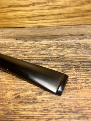 S.  Bang Tobacco Pipe,  Smooth Apple with Silver Accent Band,  Smoked (But Cleaned) 9