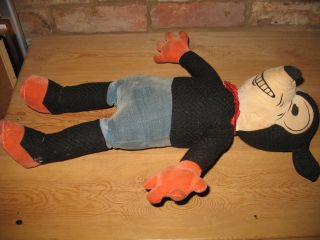 giant size MICKEY MOUSE 1930 DEANS ENGLAND WALT DISNEY VINTAGE EARLY TOY DOLL 10