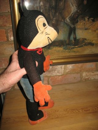 giant size MICKEY MOUSE 1930 DEANS ENGLAND WALT DISNEY VINTAGE EARLY TOY DOLL 5