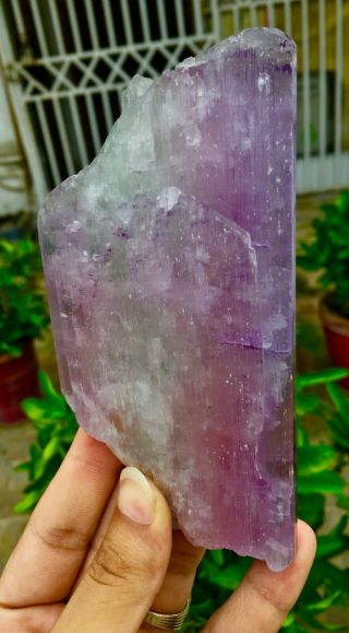1712 C.  T Top Quality Damage Terminated Pink Color Kunzite Crystal 3