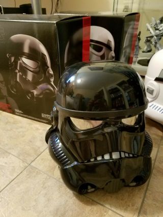 Star Wars Shadow Trooper Stormtrooper Electronic Helmet Black Series Amazon