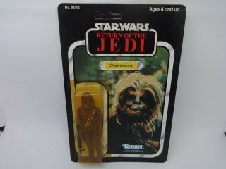 Kenner Star Wars Return Of The Jedi - Chewbacca - 77 Card Back Mip