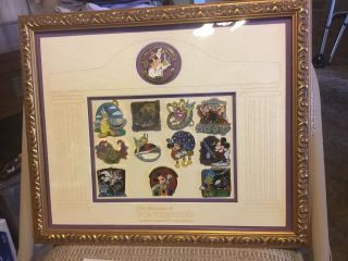 Disney Wdw Museum Of Science Pin - Tiquities Framed Set 73209 Le 50,  2009 Event