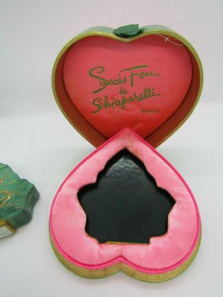 Succes Fou by Schiaparelli,  leaf shaped perfume in presentation box 3