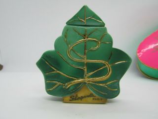 Succes Fou by Schiaparelli,  leaf shaped perfume in presentation box 6