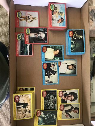 1977 Vintage Star Wars Topps Series 1 - 5 Complete Set W/stickers