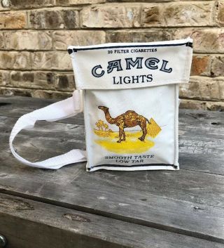 Vintage Joe Camel Lights Collectible Cigarette Fanny Waist Bag