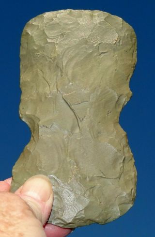 Neoltihic Green Jasper Tool/axe From Ténéré - Niger - Patina