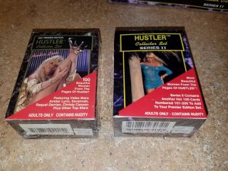 Vintage 1992 & 1993 Hustler Factory Collector Trading Card Set Series