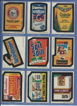 Wacky Packages 1973 3rd Series 3 Complete Set 30 Of 30 Nm/nmmt