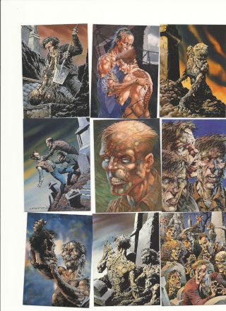 Bernie Wrightson: Master Master Of The Macabre Trading Card Set Of 90 Cards Fpg