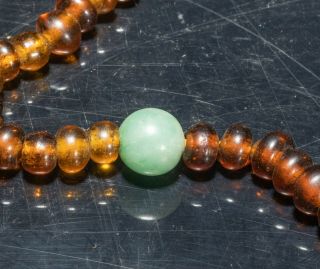 Chinese Antique Glass Prayer Beads 4