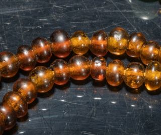 Chinese Antique Glass Prayer Beads 7