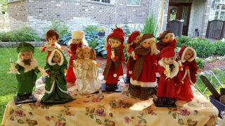 Christmas Animated Light Up Figurines,  Collectables Vintage