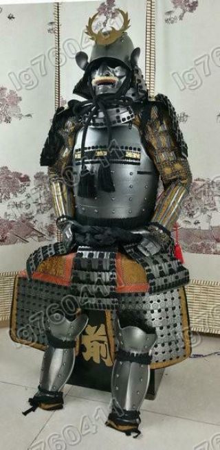 Iron & Silk Japanese Wearable Rüstung Samurai Armor Dark Slilver O09