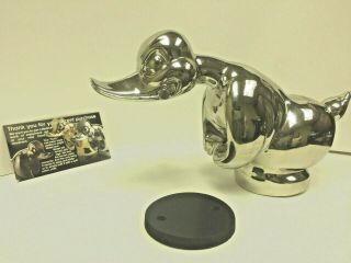 Nickle plated convoy rubber duck hood ornament 3