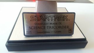 Master Replicas Star Trek Starfleet Mk IX Science Tricorder Limited Edition 4