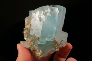 LARGE Aquamarine Crystal Cluster SHENGUS,  PAKISTAN 4