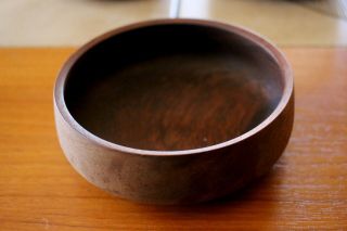 Set of 8 Turned - wood Teak Bowls Made in Denmark - Mid Century Modern 2