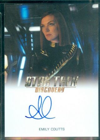 Star Trek Discovery Season 1 Emily Coutts As Keyla Detmer Autograph Card Fb