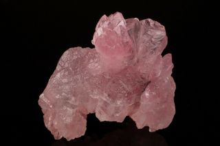 Classic Rose Quartz Crystal Cluster Taquaral,  Brazil