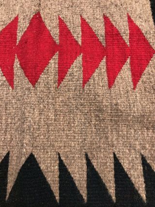 Very Large American Indian Navajo Blanket Rug 6‘ X 9‘ 7
