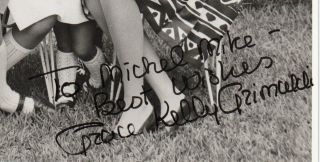 Grace Kelly Grimaldi,  signature on photo 2