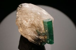Emerald Crystal on Quartz CARNAIBA,  BRAZIL 10