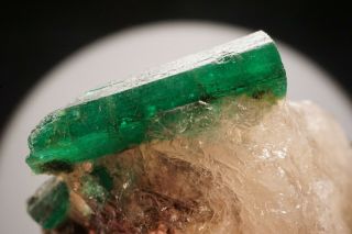 Emerald Crystal on Quartz CARNAIBA,  BRAZIL 11