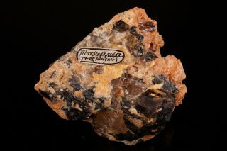 HISTORIC Topaz Crystal with Cleavelandite & Smoky Quartz RUSSIA - Ex.  Silsby 11
