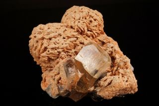 HISTORIC Topaz Crystal with Cleavelandite & Smoky Quartz RUSSIA - Ex.  Silsby 6