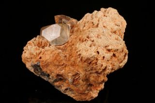 HISTORIC Topaz Crystal with Cleavelandite & Smoky Quartz RUSSIA - Ex.  Silsby 8