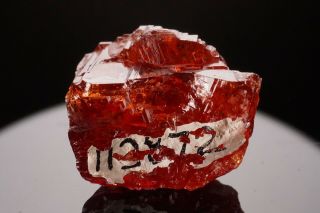 HISTORIC GEM Spessartine Garnet Crystal AMELIA,  VIRGINIA - Ex.  Smithsonian 8