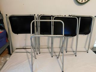 Vintage tv trays Metal Cal - Dak with stand 7