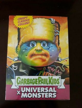 Sdcc Super7 Universal Monsters Garbage Pail Kids 24 Packs Box Exclusive