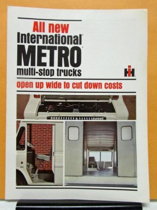 1965 International Harvester Metro Truck Multi Stop Sales Brochure