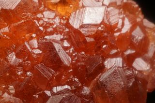 Grossular Garnet Hessonite Crystal Cluster JEFFREY MINE,  CANADA 11