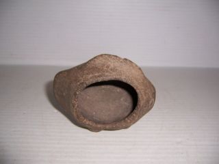 Pre - Columbian Mississippian Pottery Fish Effigy Miniature Bowl Artifact Arkansas