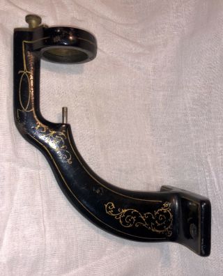Antique Victor Iii,  Victrola Phonograph Horn Back Bracket W/original Clip/screw.