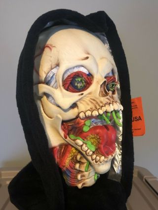 Tagged BSS Living Skull Mask Not Don Post Be Something Studios Top Stone Rare 3