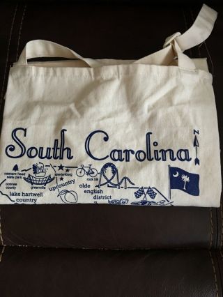 South Carolina State Canvas Apron Nwot Souvenir Gift