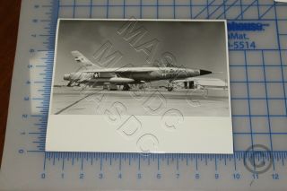 B&w 8x10 Aircraft Photo - F - 105d Thud 61 - 0144 4th Tfw @ Nellis In 1962