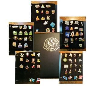 Disney Trading Pins Binder And Over 80 Pins From Late 90 