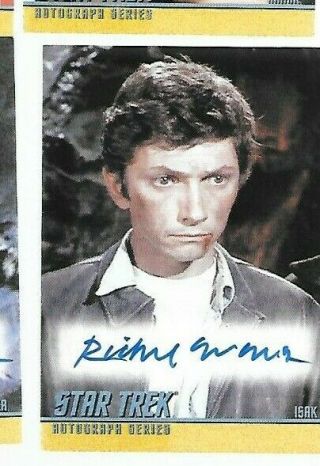 A170 Richard Evans Autograph Card Star Trek Tos Isak