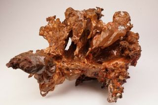 EXTRAORDINARY c 1856 Native Copper Crystal COPPER FALLS MINE,  MICHIGAN Ex Obodda 2