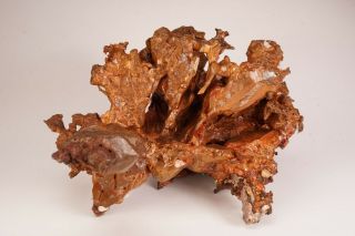 EXTRAORDINARY c 1856 Native Copper Crystal COPPER FALLS MINE,  MICHIGAN Ex Obodda 6