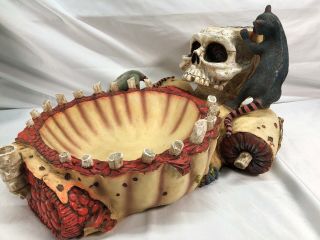 Body With Rats Chips And Dip Bowl Halloween Spencers Scary Zombie 4