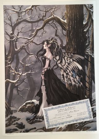 Nene Thomas Limited Edition Signed Print 1463 of 2000 Hope Fairy Land of Myth 8
